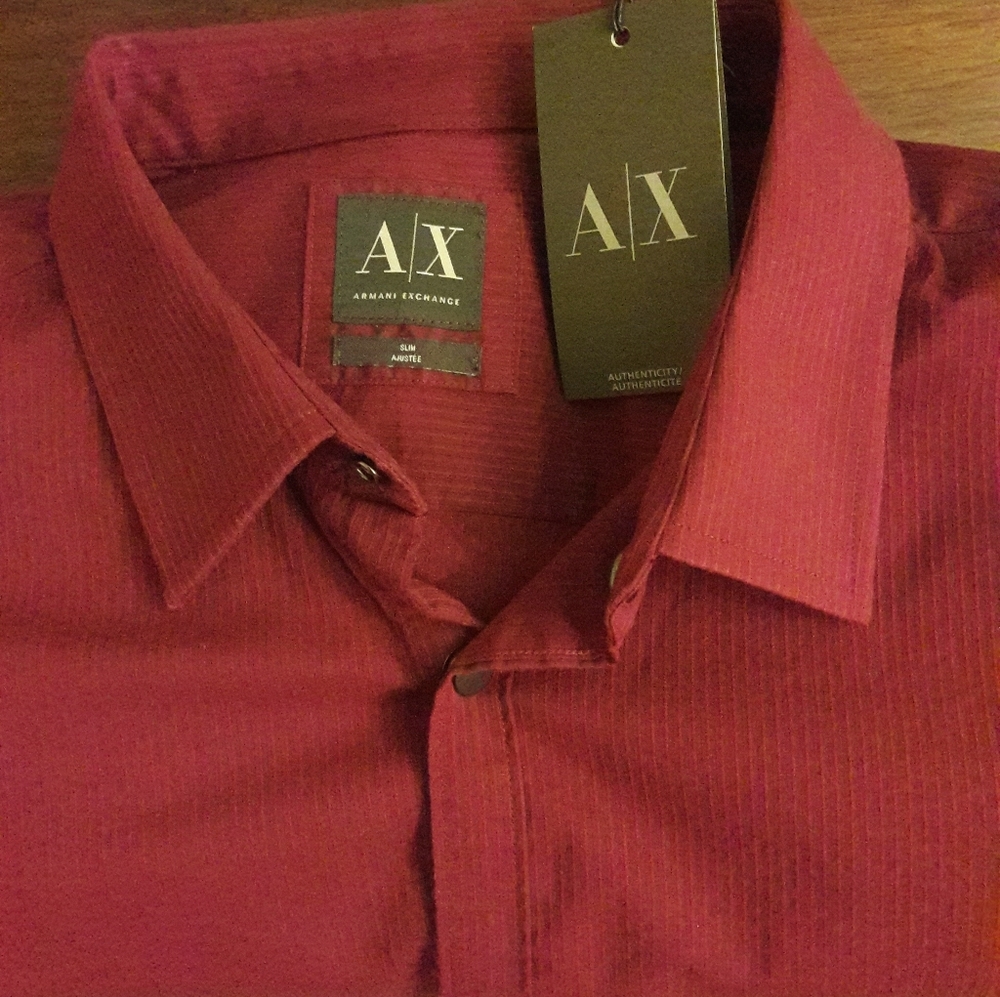 Armani Exchange Slim Fit Dress Shirt